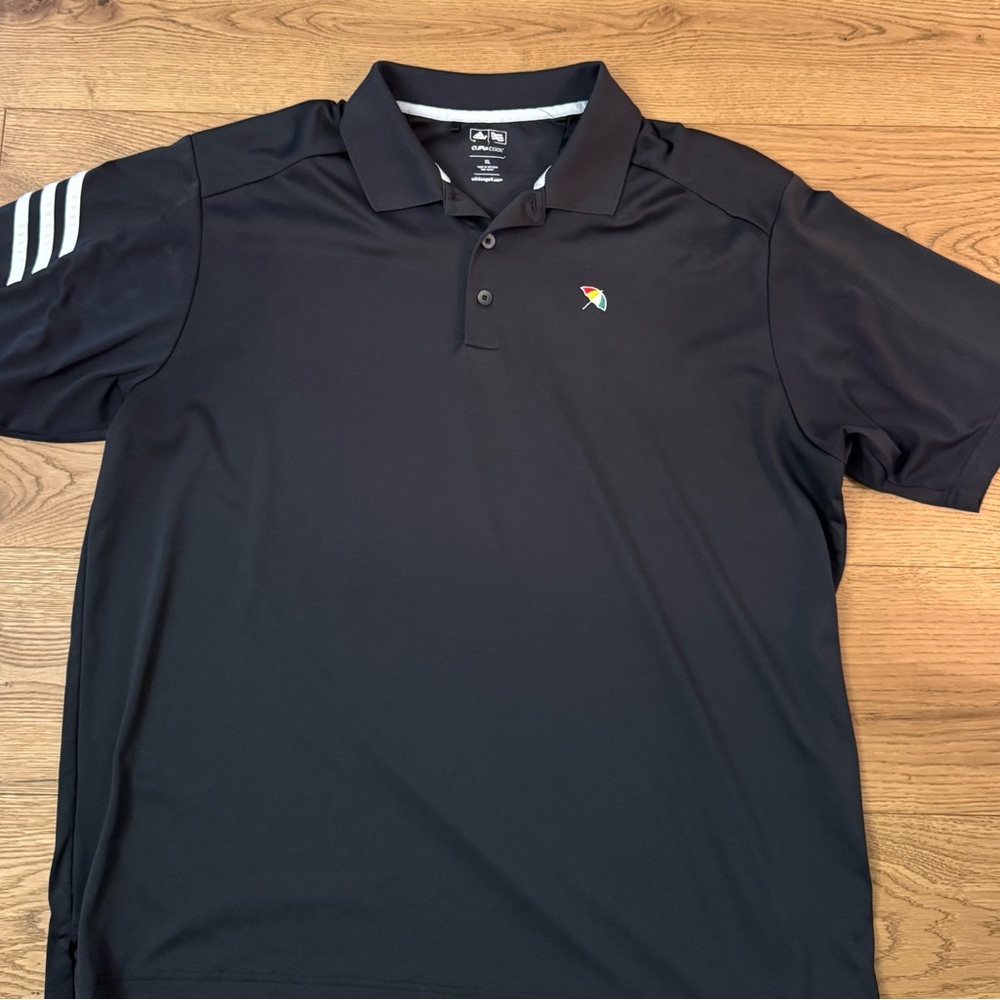 Adidas ClimaCool Arnold Palmer Umbrella Golf Polo Black XL Short Sleeve